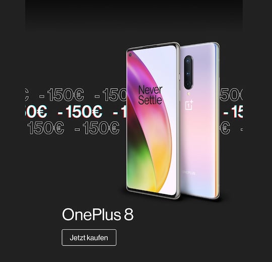 Guter Deal: OnePlus 8 im Herstellershop