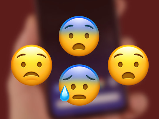 ngstliche Emojis