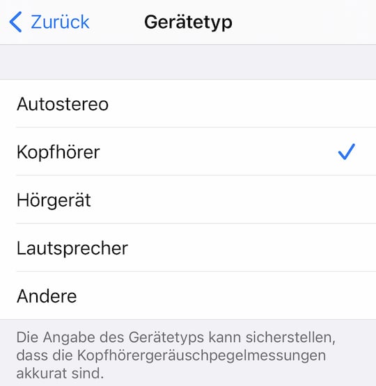 Neues Men unter iOS 14.4