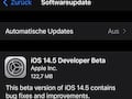 iOS 14.5 kann jetzt auch ffentlich getestet werden