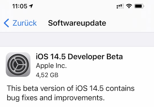 iOS 14.5 und watchOS 7.4 sind Voraussetzung fr das neue Feature