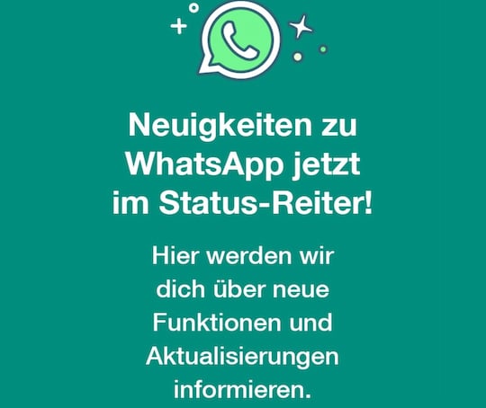WhatsApp Statusmeldung