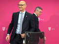 Telekom-Chef Tim Httges und Finanzvorstand Christian P. Illek stellten heute die Bilanzzahlen fr 2020 vor