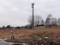 berschwemmter Telekom-Funkturm