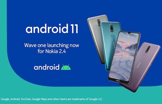 Android 11 fr das Nokia 2.4 ist da