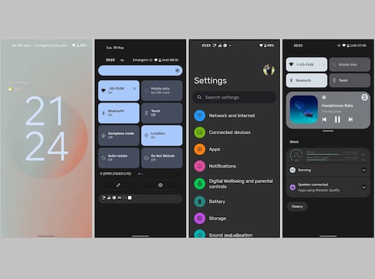 Neues Design von Android 12