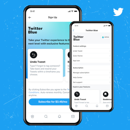 "Twitter Blue" startet zunchst in Australien und Kanada