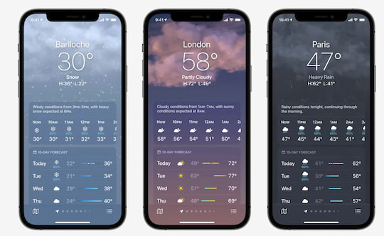 Neue Wetter-App