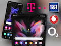Samsung Galaxy Z Flip 3 5G und Galaxy Z Fold 3 5G bei Telekom, Vodafone, o2 und 1&1 im Tarif-Hardware-Bundle