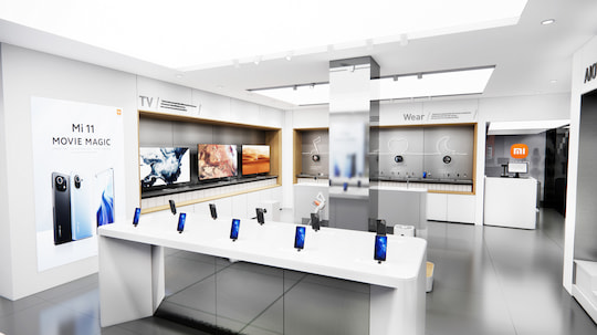 Der Xiaomi Mi Store in Kln bietet 260 Quadratmeter Verkaufs- und Ausstellungsflche