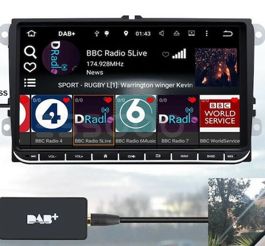 DAB+-Black Box fr Android-Autoradios