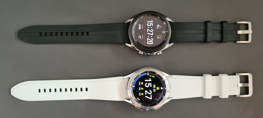 Galaxy Watch 3 und 4 nebeneinander