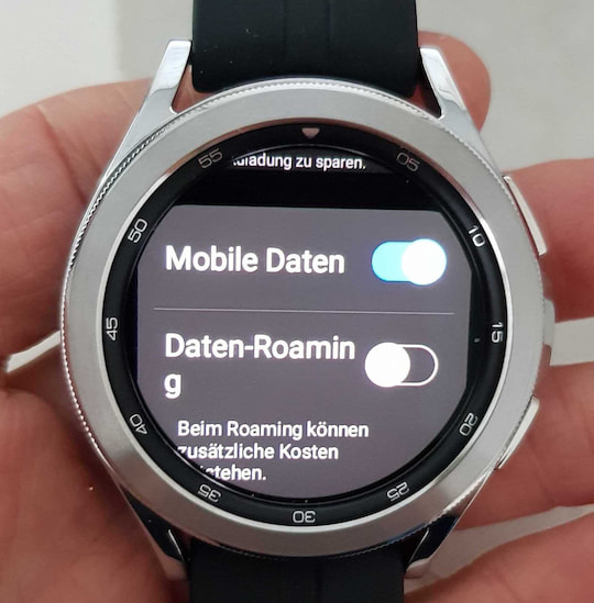 Samsung-Uhr untersttzt Daten-Roaming