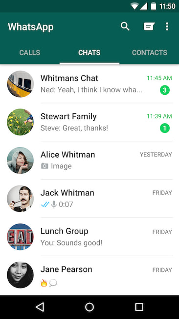 Beliebte SMS-Alternative: WhatsApp
