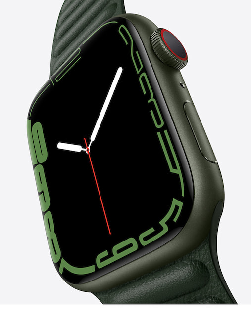 Das Display der Apple Watch Series 7 ist grer