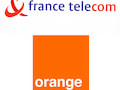 Ehemaliges Logo der France Tlcom (oben) und Orange unten