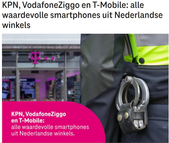 Wegen zahlreicher Raubberflle haben Telekom-Shops keine wertvollen Smartphones mehr an Lager.