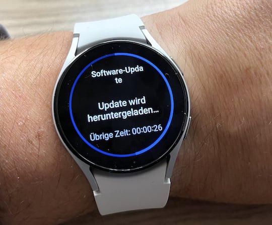 Software-Update fr die Samsung Galaxy Watch 4