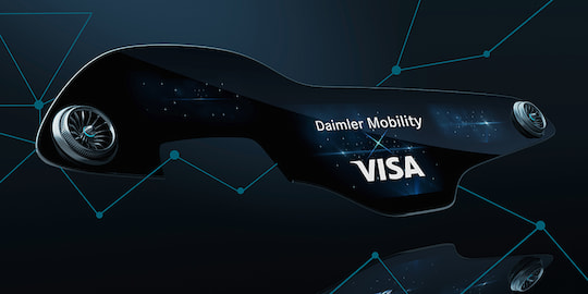 Mobiles Bezahlen bekommt eine neue Bedeutung. Daimler arbeitet mit VISA zusammen