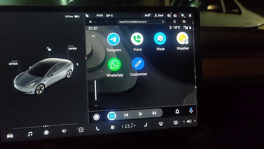 Android Auto im Tesla