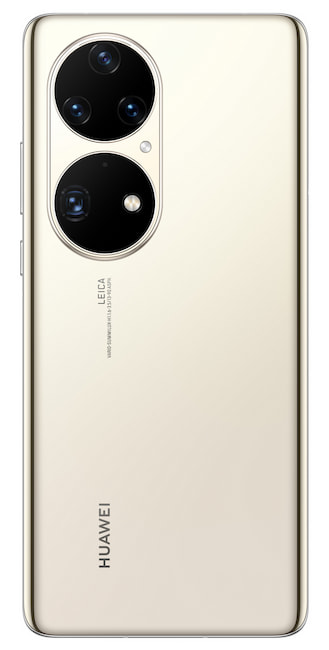 Goldfarbene Version des Huawei P50 Pro