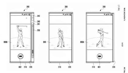 Samsung Patent / ausgerolltes Display