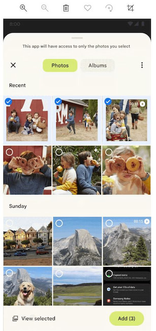 Android 13: Photo-Picker