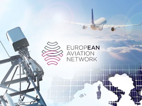 Feiert Geburtstag: Das Europische Luftfahrt Netz (EAN) fr Internet auf Flugreisen.