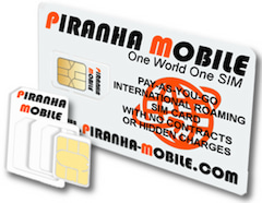 Piranha Mobile tauscht SIM-Karten um