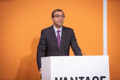 Vivek Badrinath stellte sein Unternehmen bei Germany Connect vor.