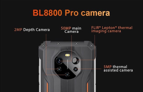 Blackview BL8800 - Wrmebild- und Nachtsichtkamera