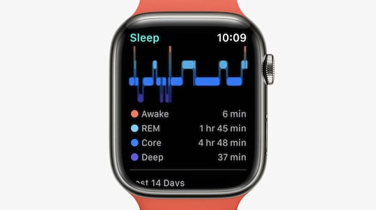 Schlafphasen in der Schlaf-App