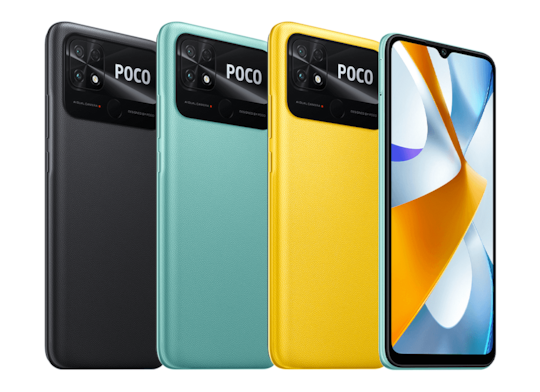 Poco C40 in verschiedenen Farben
