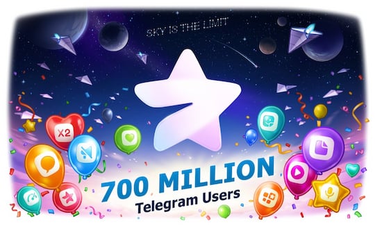 Telegram verzeichnet laut eigenen Angaben 700 Millionen monatlich aktive Nutzer