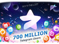 Telegram verzeichnet laut eigenen Angaben 700 Millionen monatlich aktive Nutzer
