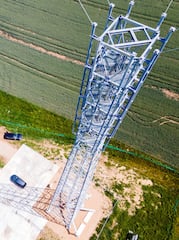 berall im Land werden Sendemasten gebaut. Hier ein Mast der Infrastrukturgesellschaft Mecklenburg-Vorpommern (FMI).