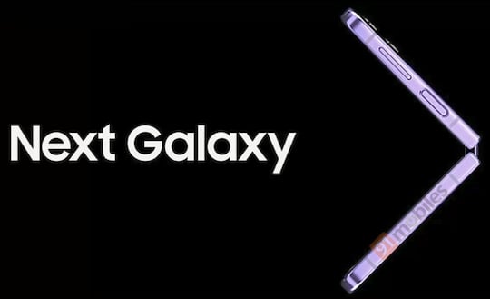Bild-Leak: Halb zusammengeklapptes Galaxy Z Flip 4