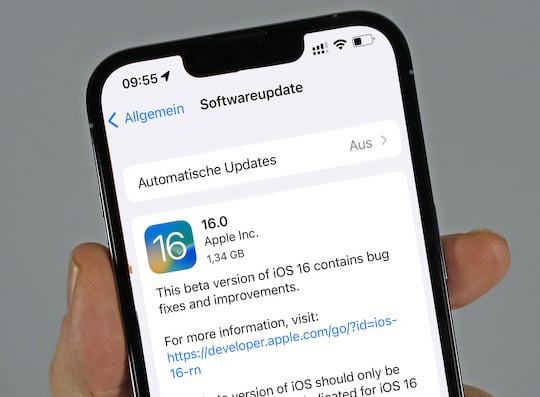 iOS 16 Beta 5 ist da