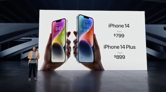 Preise fr iPhone 14 und 14 Plus