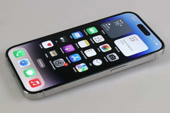 Das Display des iPhone 14 Pro misst 6,1 Zoll