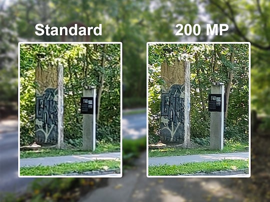 Vergleich 1: Standard vs. 200 MP