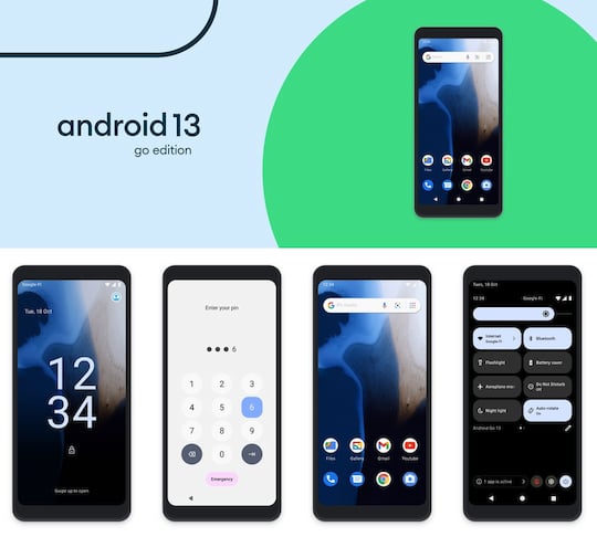 So sieht Android 13 (Go Edition) aus