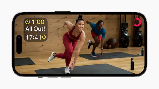 Apple Fitness+ auf einem iPhone 14 Pro