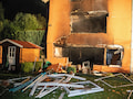 Ein Doppelhaus wurde in Lauterbach (Vogelsbergkreis) bei einem Brand zerstrt. 3 Wochen waren 245 Kunden ohne Telefon oder Internet.