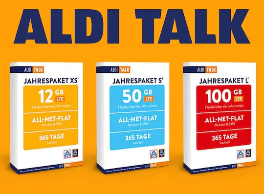 Aldi Talk Jahrespakete