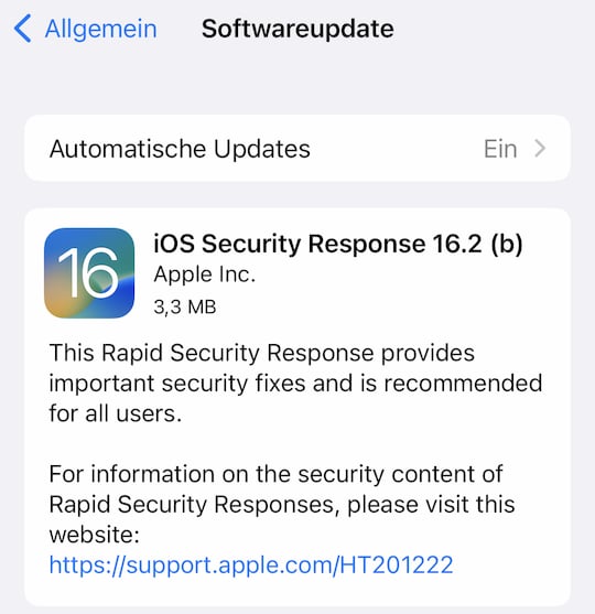 Apple testet Mini-Updates fr mehr Sicherheit