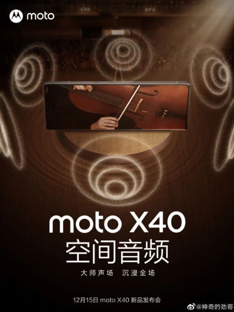 Das Moto X40 untersttzt virtuellen Surround-Sound
