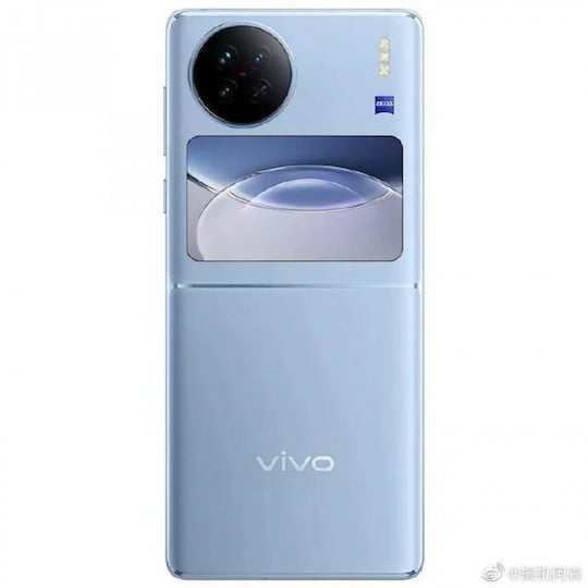 Farbiger Entwurf des Vivo X Flip
