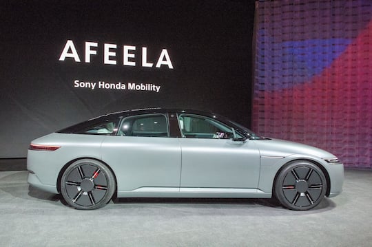 Sony und Honda: Prototyp eines Elektroautos der Marke "Afeela"