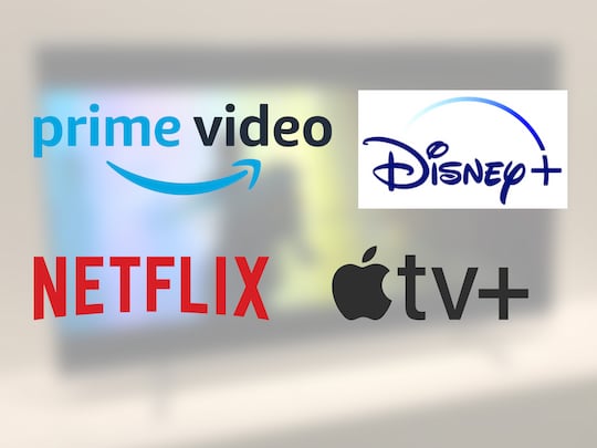 Bekannte Streaming-Dienste: Netflix, Amazon Prime Video, Disney+ und Apple TV+